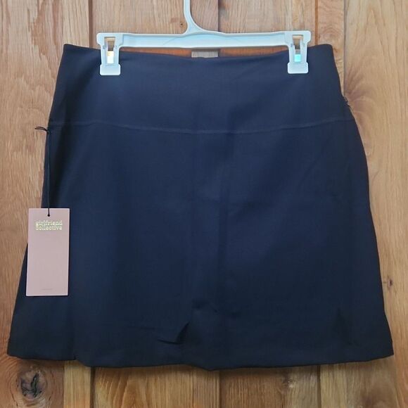 Girlfriend Collective Athletic Gym Workout Tennis Sporty Skort, XL, Black - Picture 2 of 10